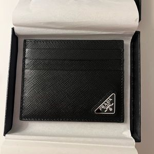 Prada Saffiano leather card holder